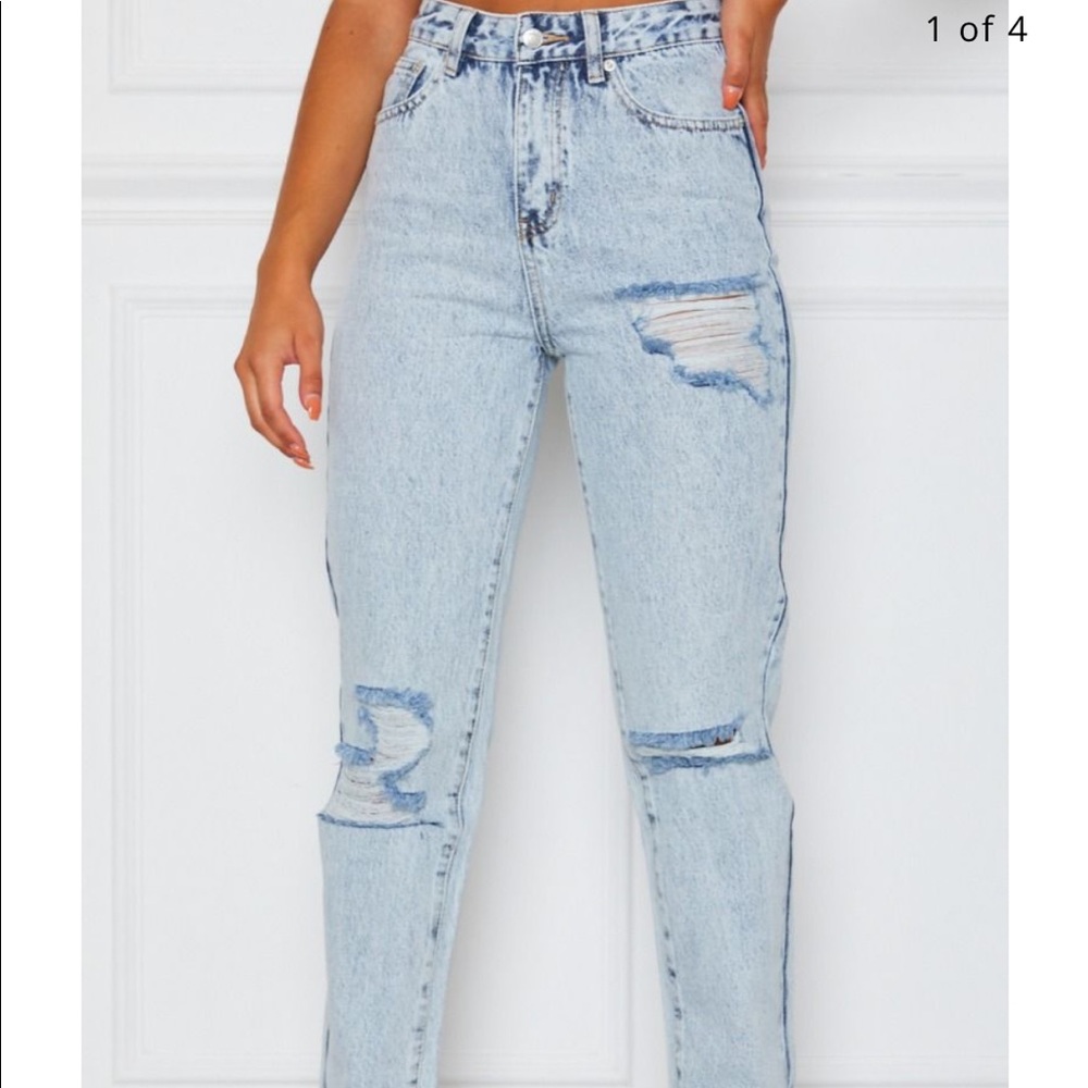 NWT White fox jeans